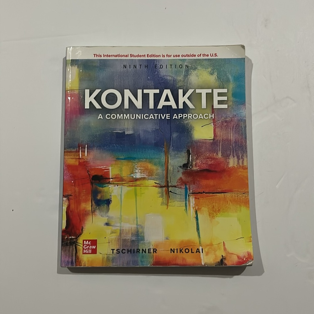 Kontakte: A communicative approach 9th edition. INTERNATIONAL STUDENT